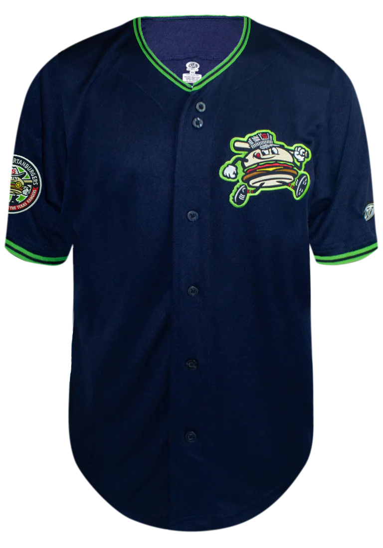 Youth Stitched Navy Jersey
