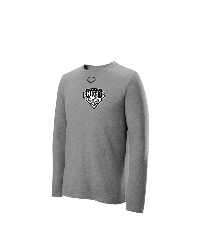 Youth EvoShield Heather Long Sleeve Tee