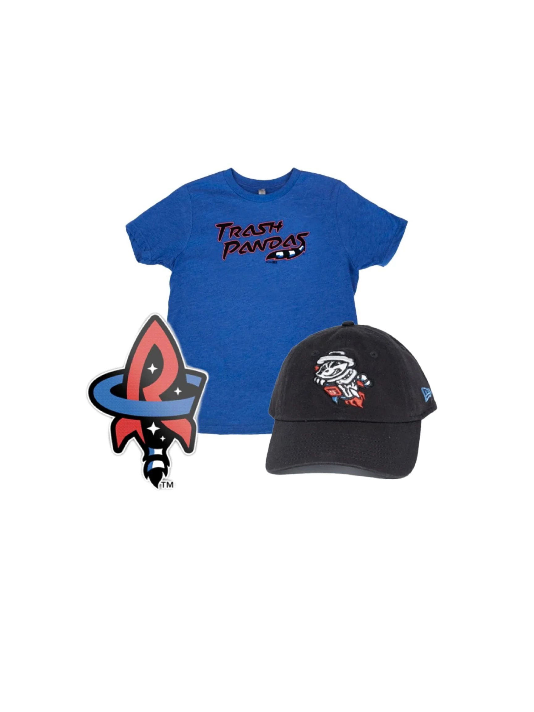Rocket City Trash Pandas Youth Royal Trash Pandas Bundle
