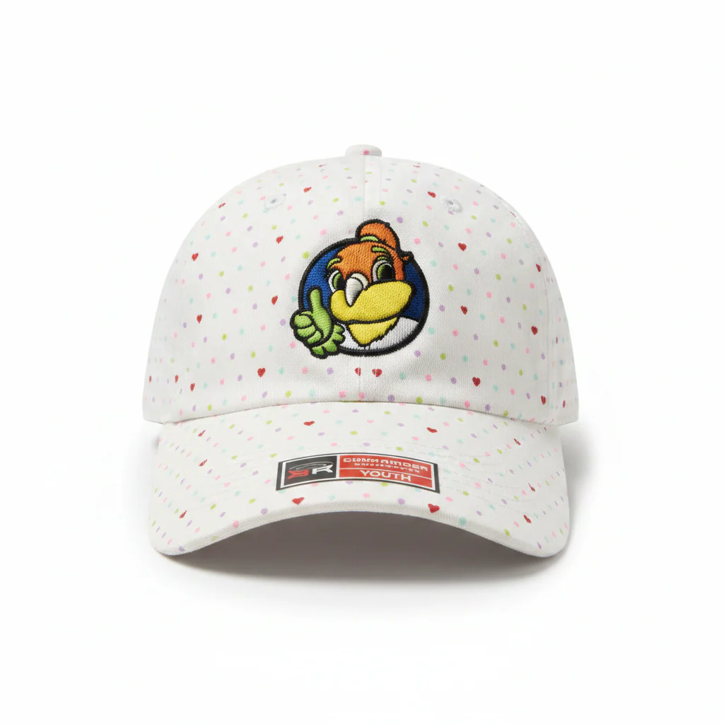 Youth Sparkle Course Heart Cap